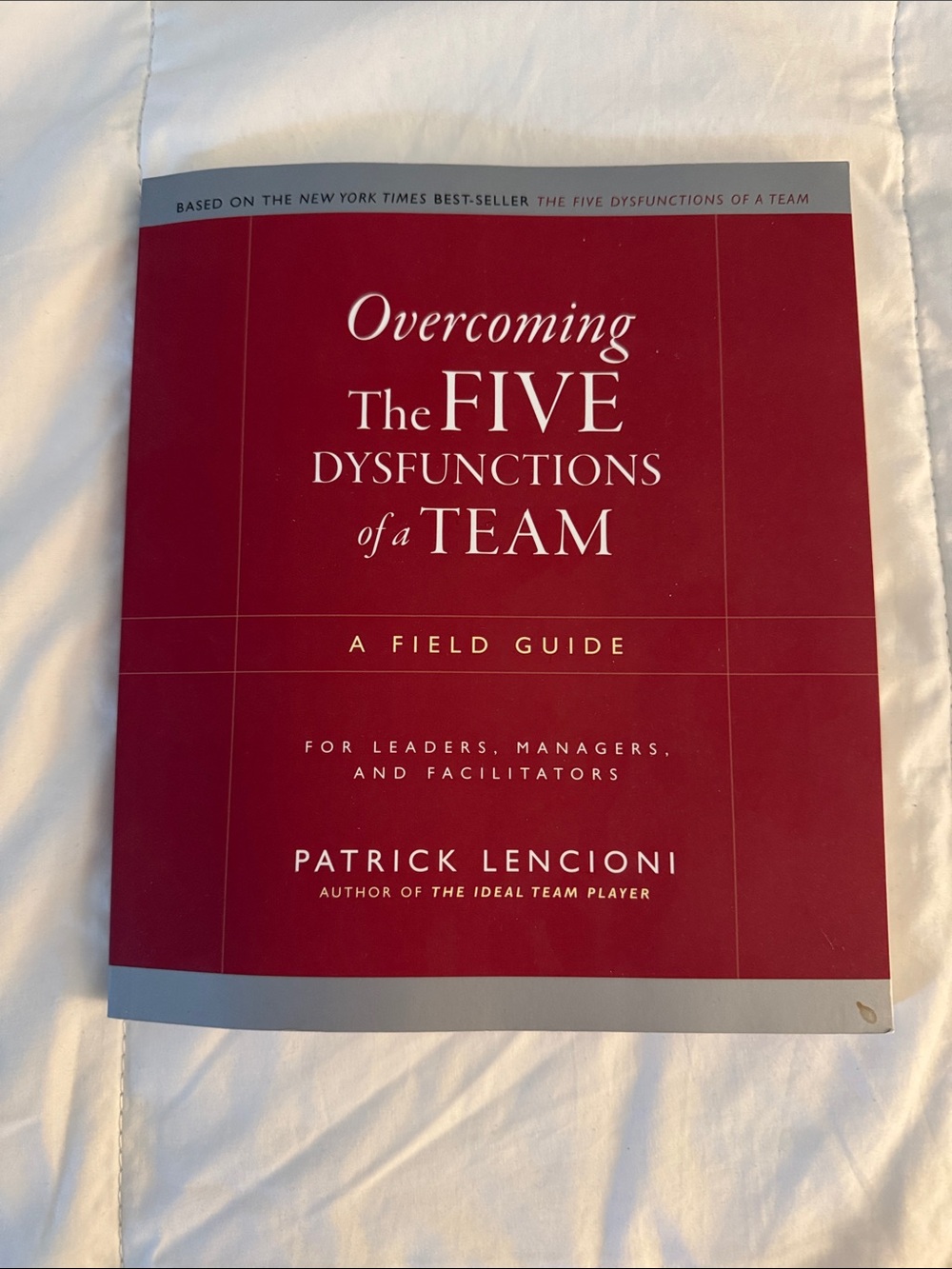 Best-Seller Overcoming The Five Dysfunctions of a Team - A Field Guide